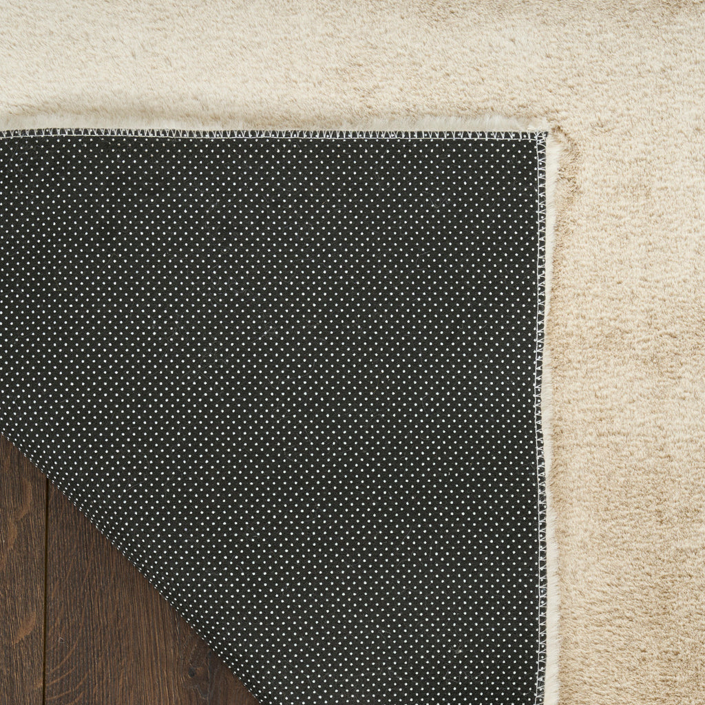 nourison soft plush rabbit fur sff01 beige rug