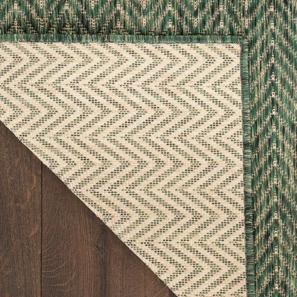 nourison horizon indoor outdoor hoz02 green rug