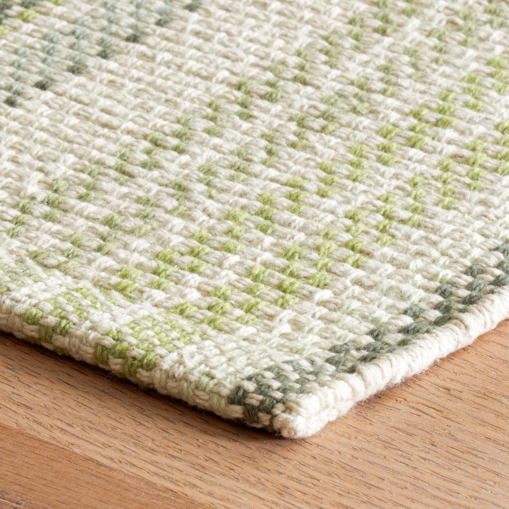 dash albert oslo stripe da1419 green rug