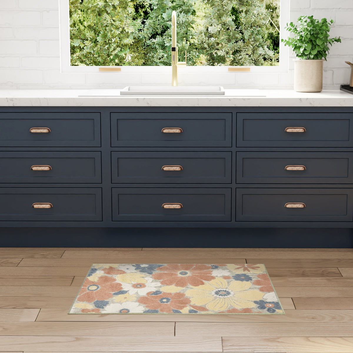 nourison aloha alh42 rose rug