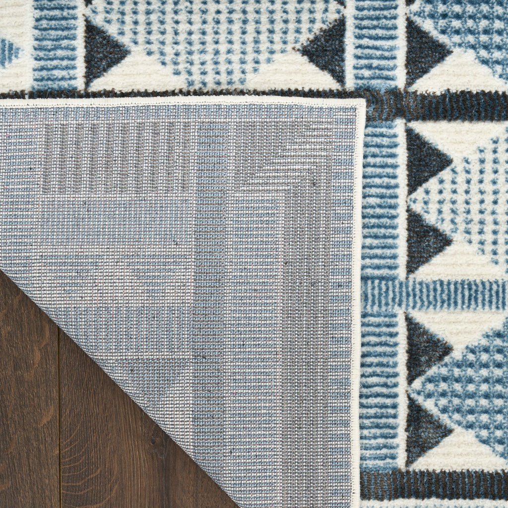 nourison nordic nrc06 blue rug