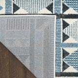 nourison nordic nrc06 blue rug