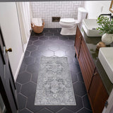nourison new concept washables sr101 ivory grey rug