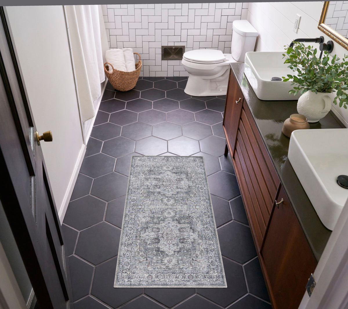 nourison new concept washables sr101 ivory grey rug