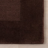 dash albert elevated solids 200svhl01c truffle brown woven flatwoven wool rug
