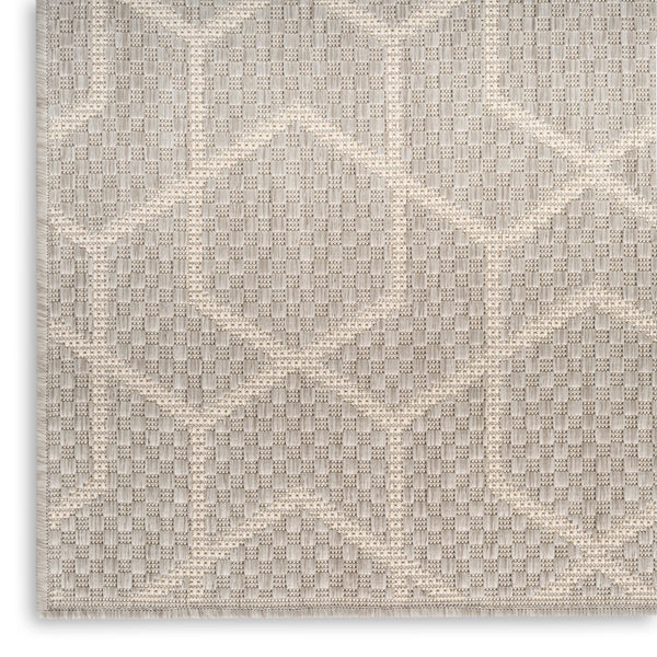 nourison horizon indoor outdoor hoz01 grey rug