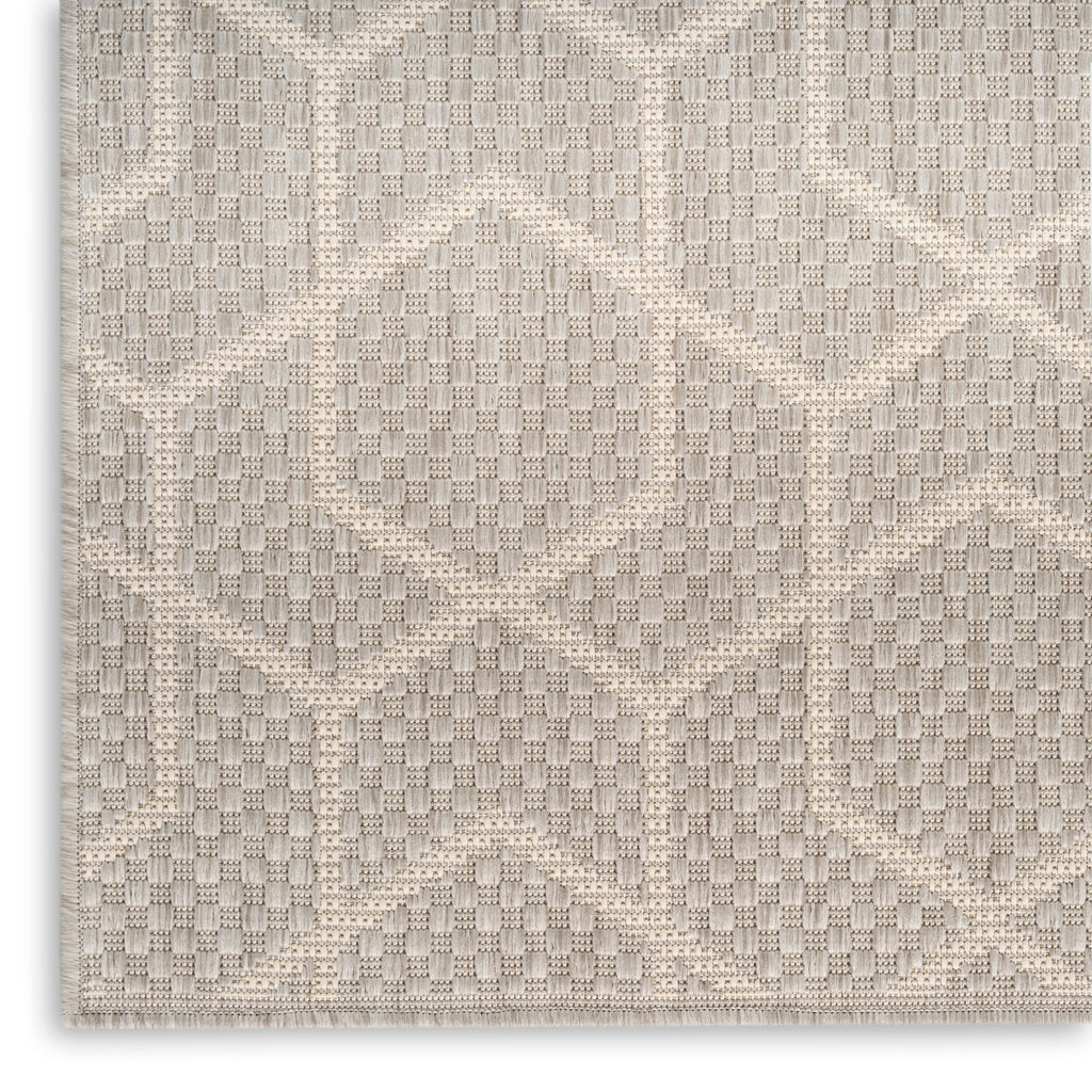 nourison horizon indoor outdoor hoz01 grey rug