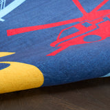 nourison imagination ima06 navy multicolor rug