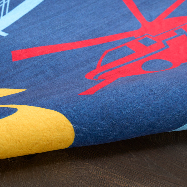 nourison imagination ima06 navy multicolor rug