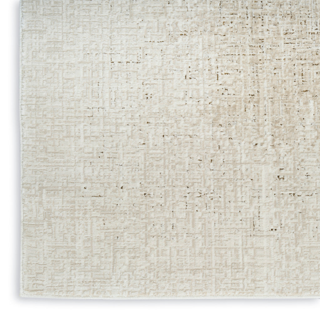 nourison grand street grn03 ivory beige rug