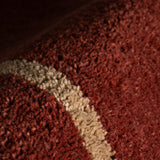 dash albert le souk 200svls08a maroon woven flatwoven cotton rug