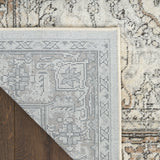 nourison quarry qua18 ivory grey taupe rug