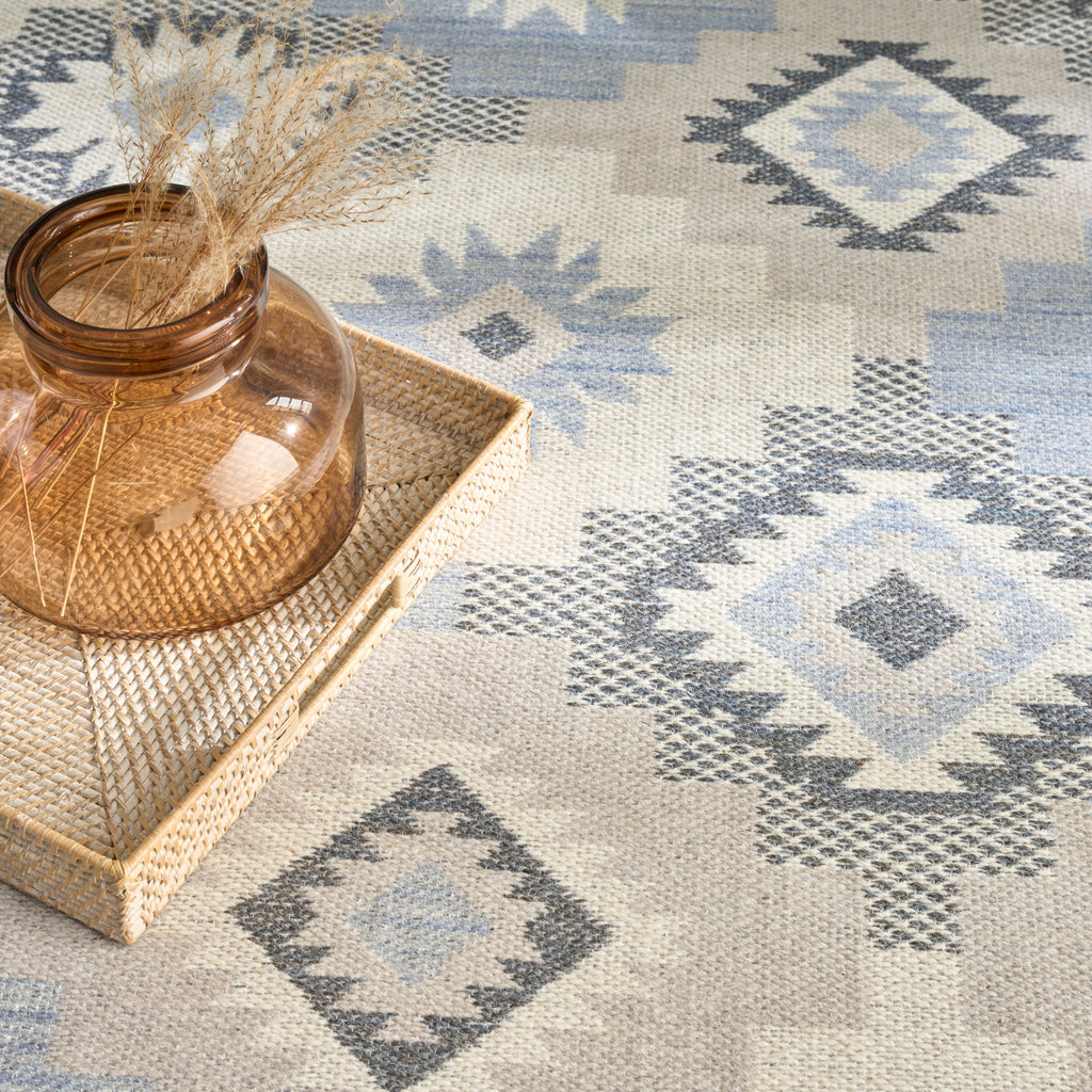 nourison copenhagen cpn01 ivory blue rug