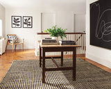 dash albert kuba da978 black rug
