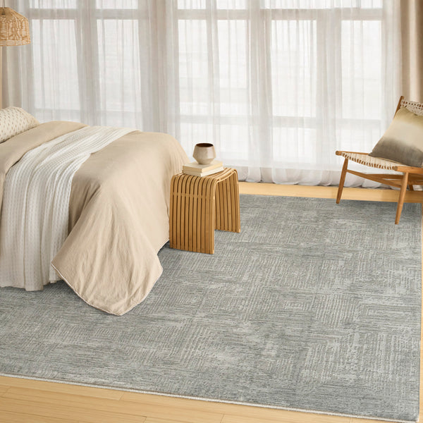 nourison dk014 madison square msq01 slate rug
