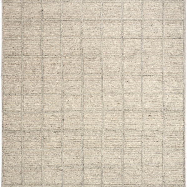 nourison pure framework fra01 silver rug