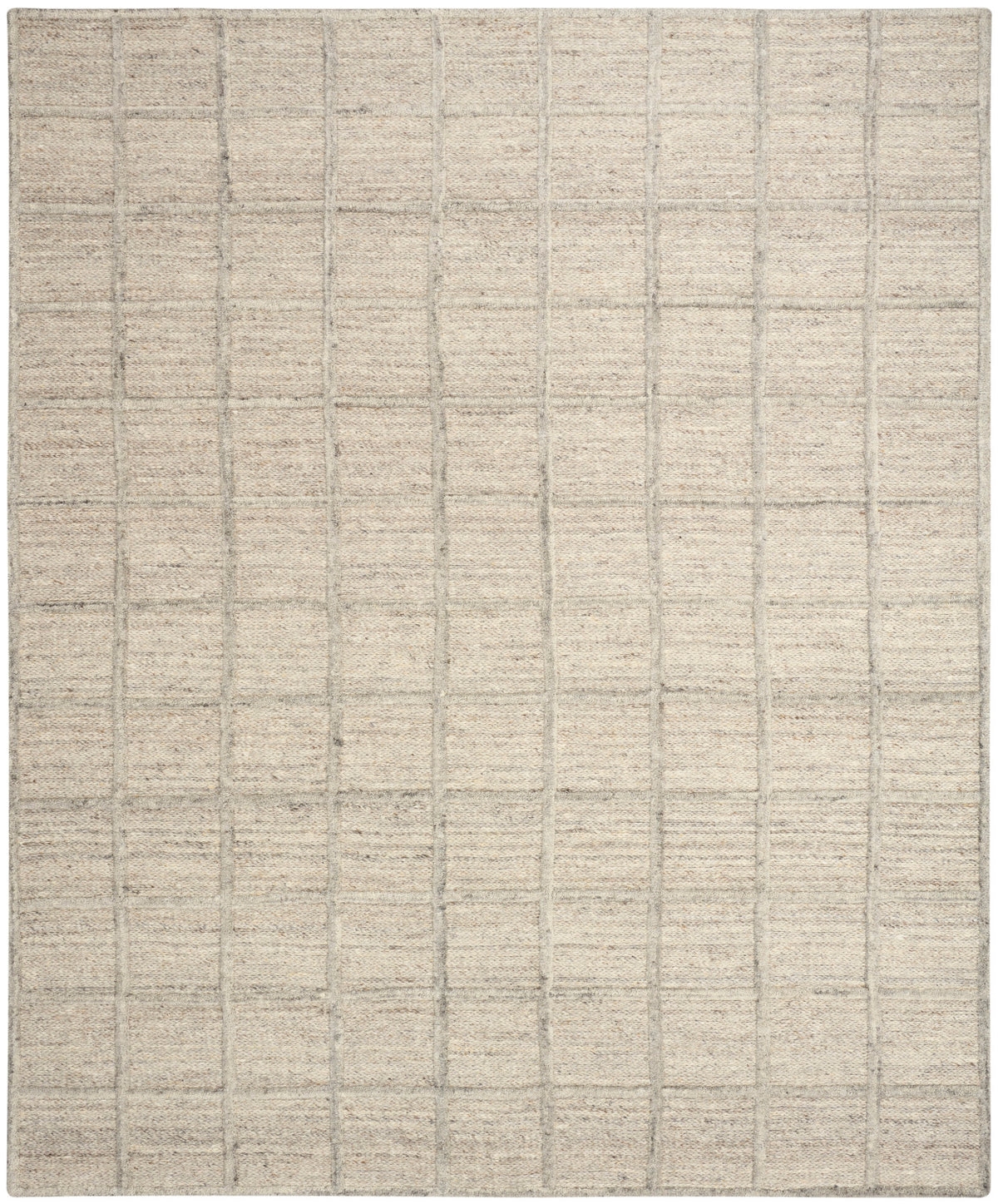 nourison pure framework fra01 silver rug
