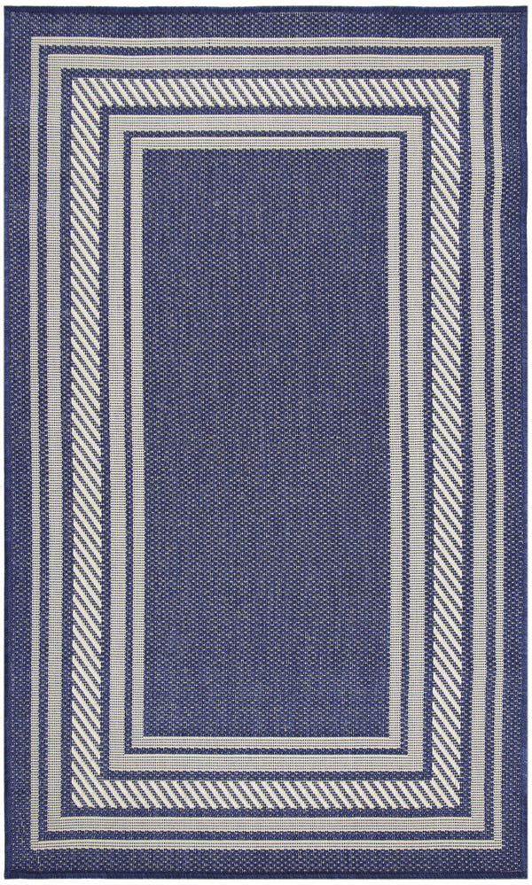 nourison horizon indoor outdoor hoz03 navy rug