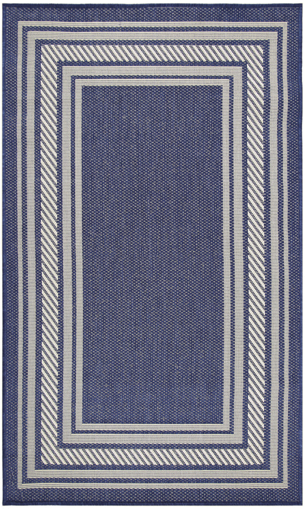 nourison horizon indoor outdoor hoz03 navy rug