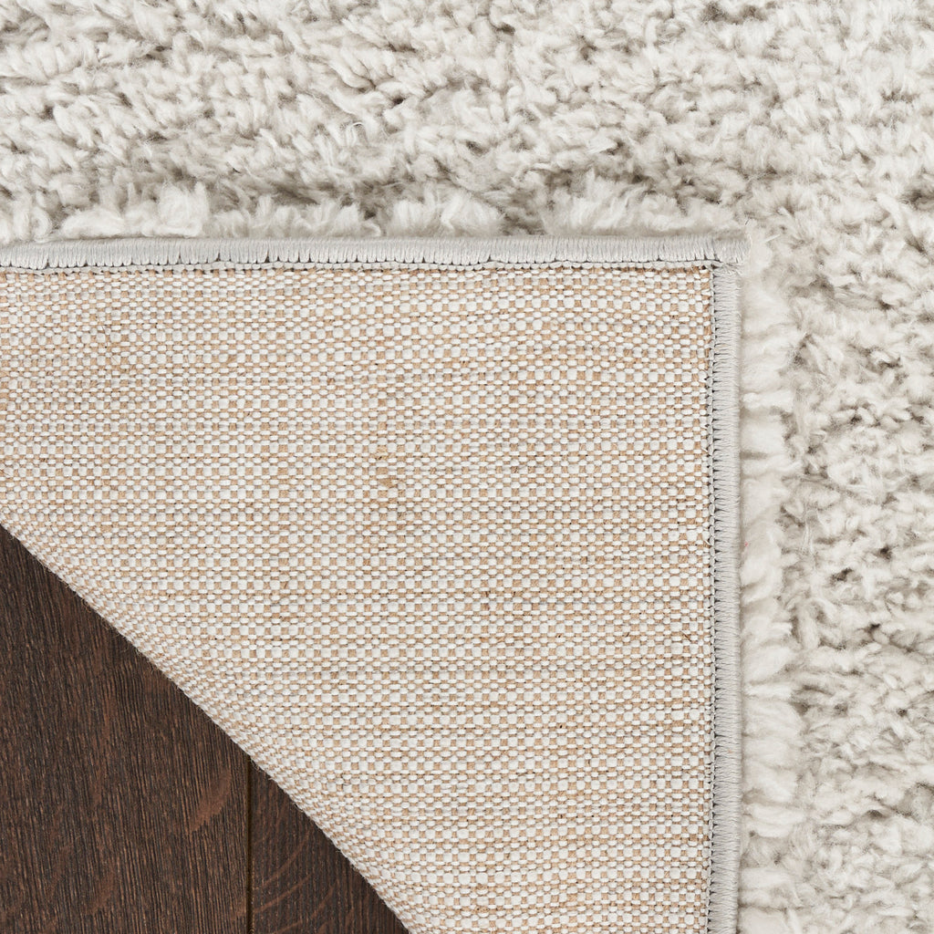 nourison modern shag mmd02 silver rug
