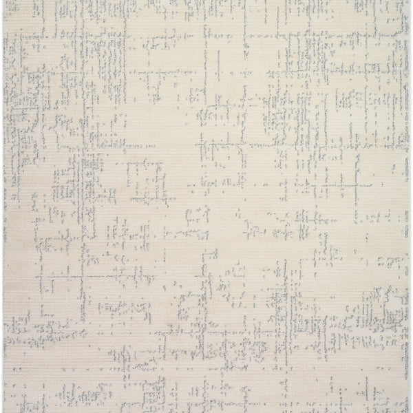 nourison ivory hues ivh01 ivory grey rug