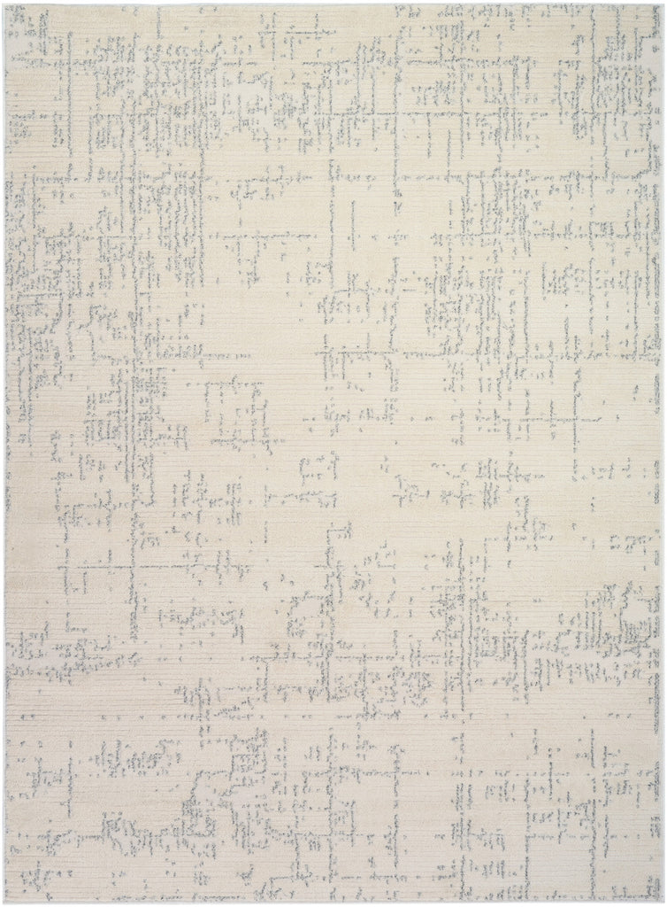nourison ivory hues ivh01 ivory grey rug