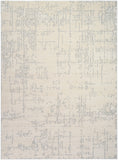 nourison ivory hues ivh01 ivory grey rug