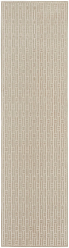 nourison washable charm wch02 silver ivory rug