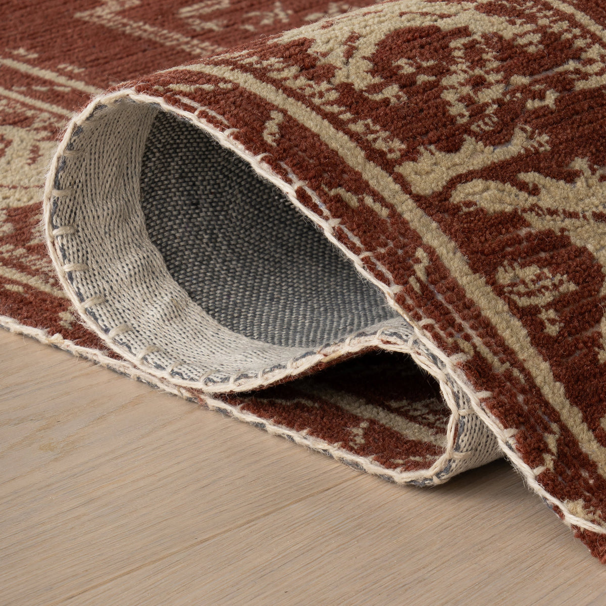 dash albert manglam arts da2382 red woven flatwoven wool rug