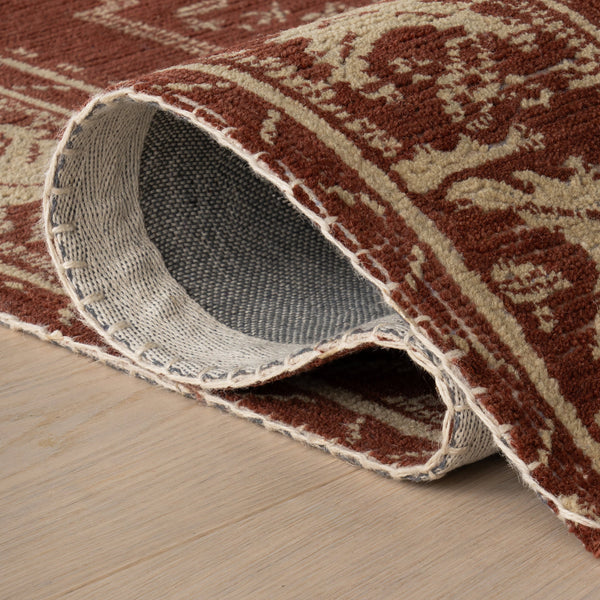 dash albert manglam arts da2382 red woven flatwoven wool rug