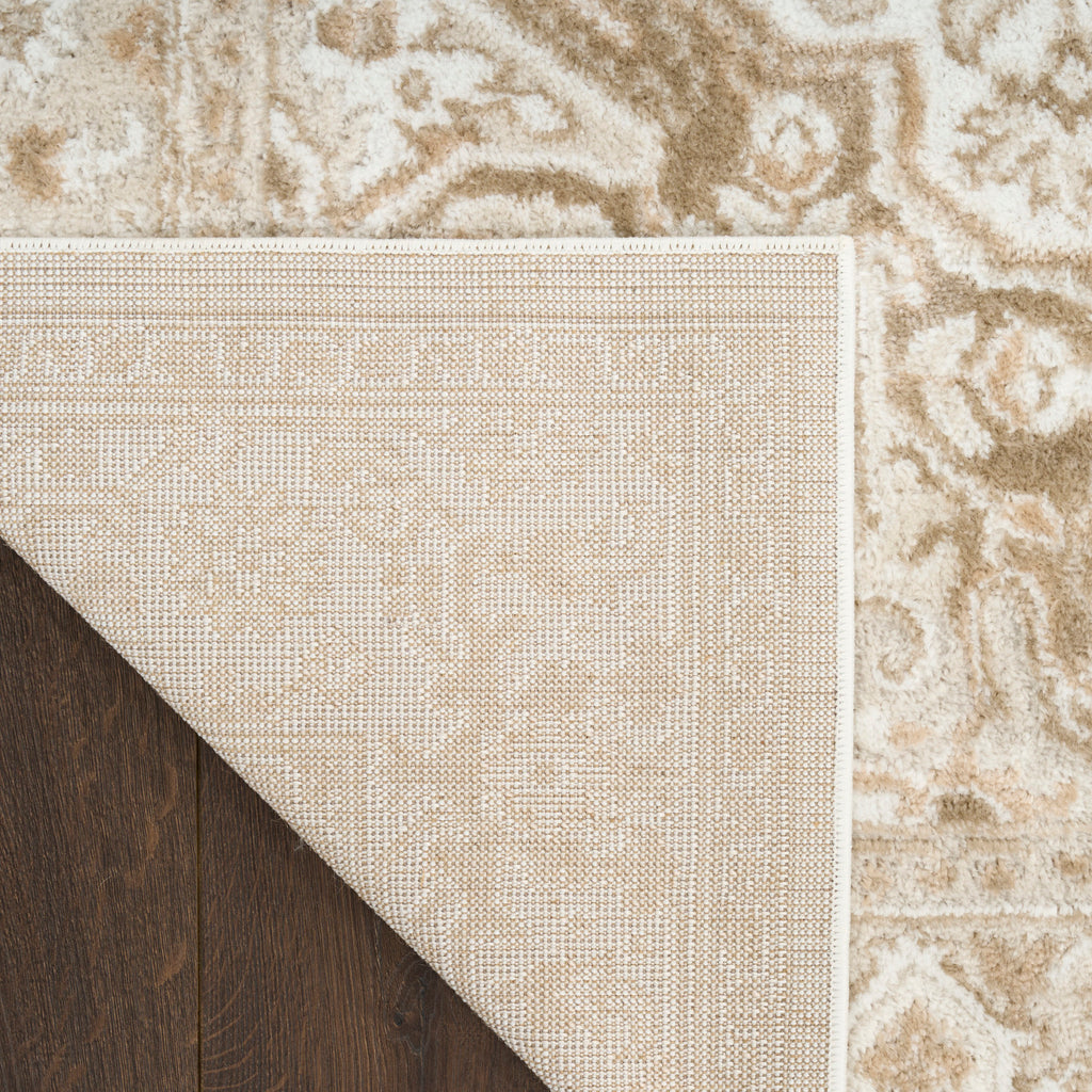nourison dekor dek08 ivory taupe rug
