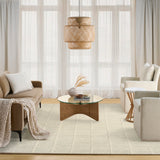 nourison pure framework fra01 ivory rug