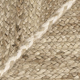 nourison terrazzo jute trj01 natural grey rug