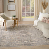 nourison antique fusion anf03 charcoal multicolor rug