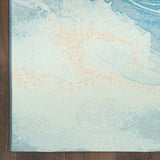 nourison color splash csp05 ivory blue rug