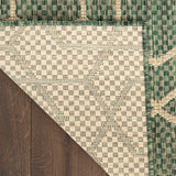 nourison horizon indoor outdoor hoz01 green rug
