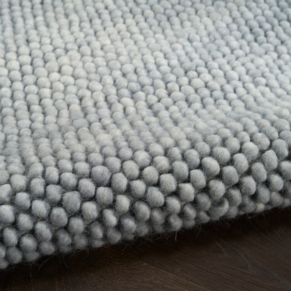 nourison pure knots knt01 denim rug