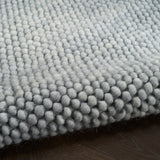 nourison pure knots knt01 denim rug