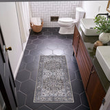 nourison new concept washables sr104 olive ivory rug
