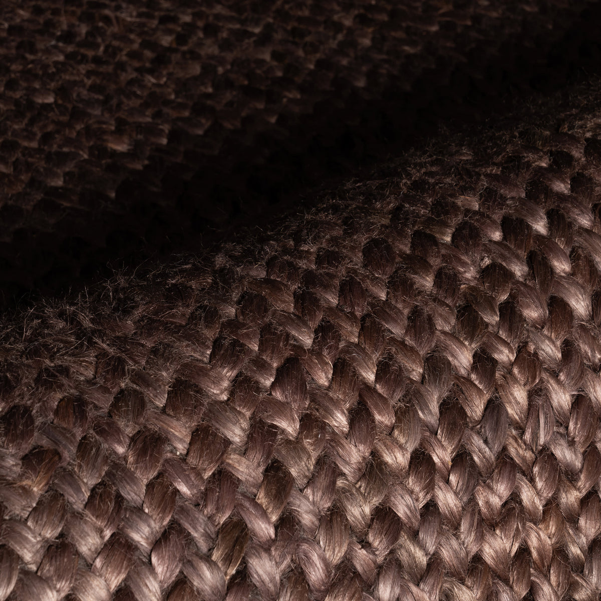 dash albert messi da2370 chocolate brown braided jute rug
