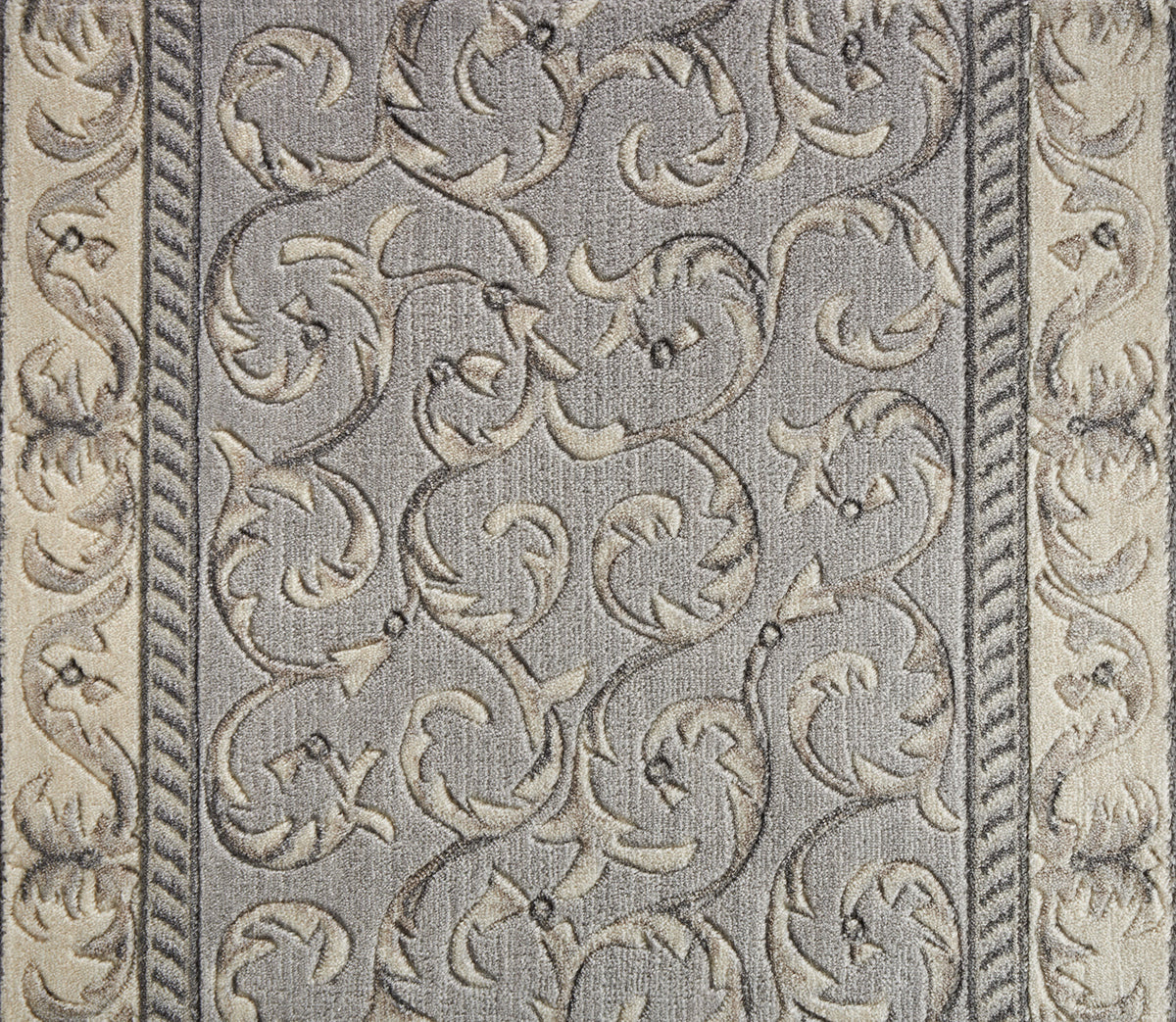 nourison somerset st02 silver rug