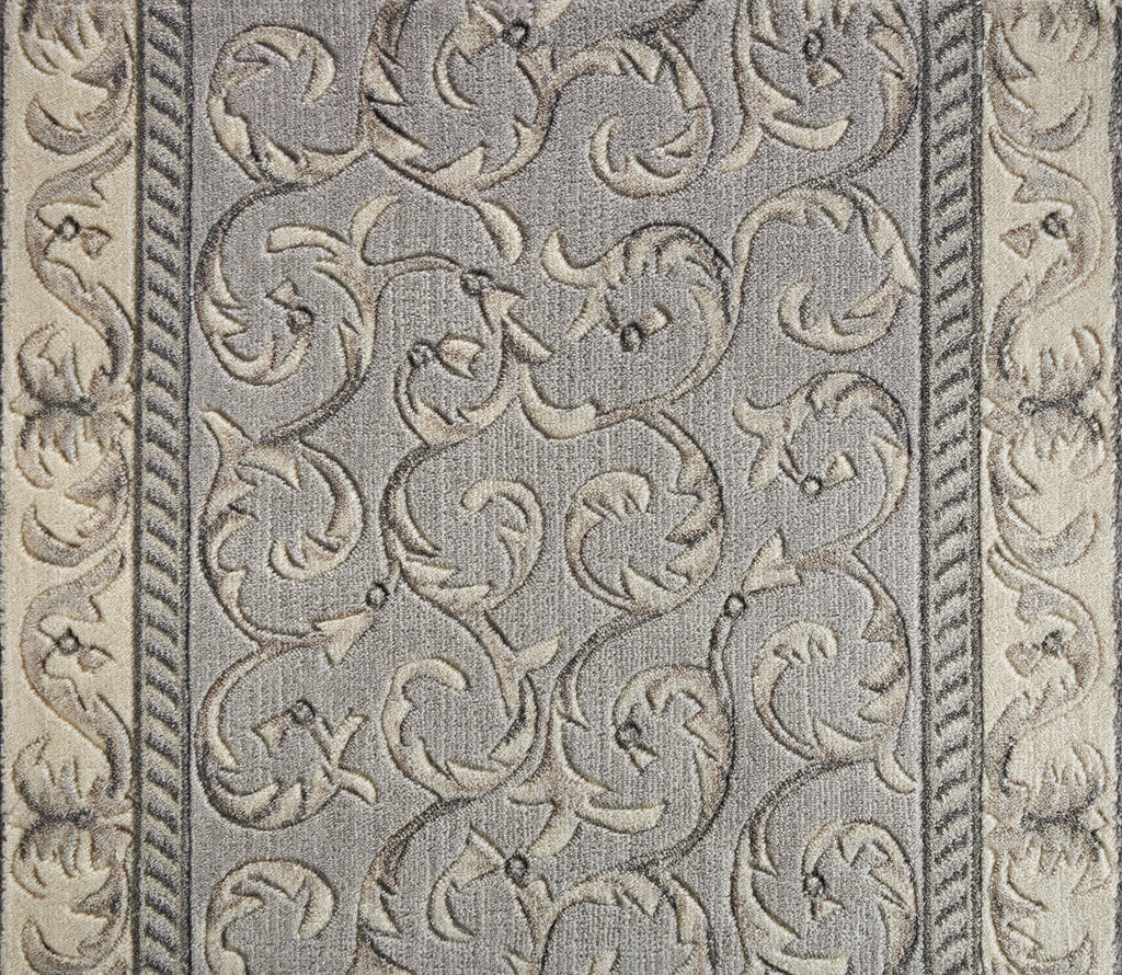 nourison somerset st02 silver rug