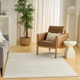nourison ivory hues ivh04 ivory grey rug
