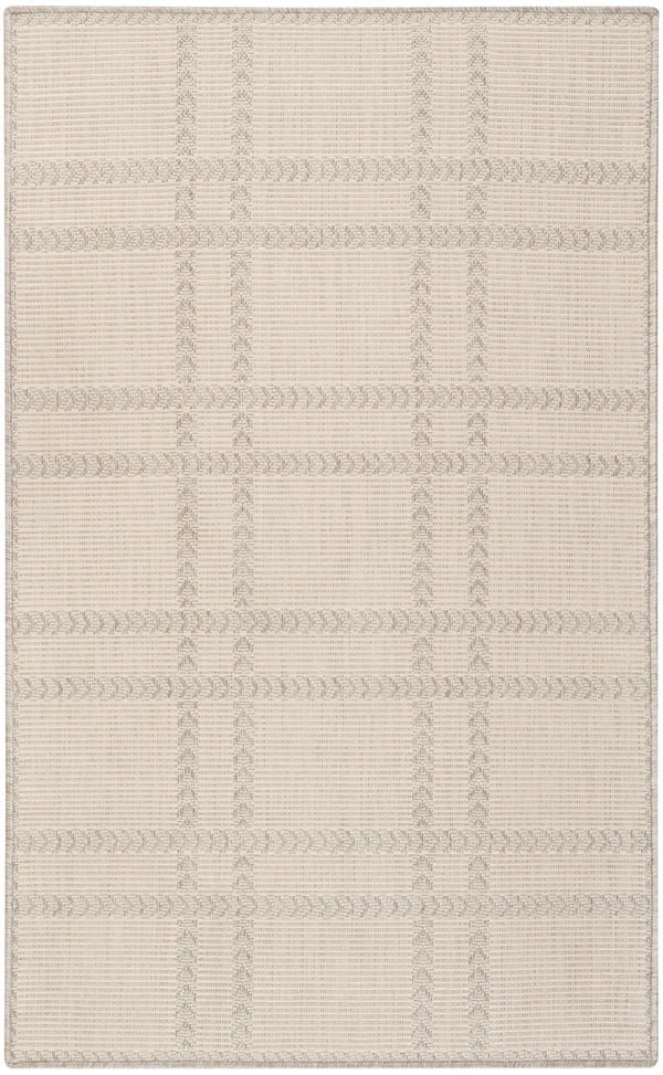 nourison horizon indoor outdoor hoz04 grey rug