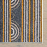 dash albert teahouse da2413 grey machine washable polyester rug