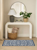 nourison dekor dek09 slate ivory rug