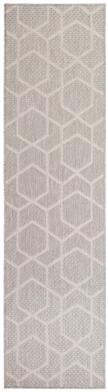 nourison horizon indoor outdoor hoz01 grey rug