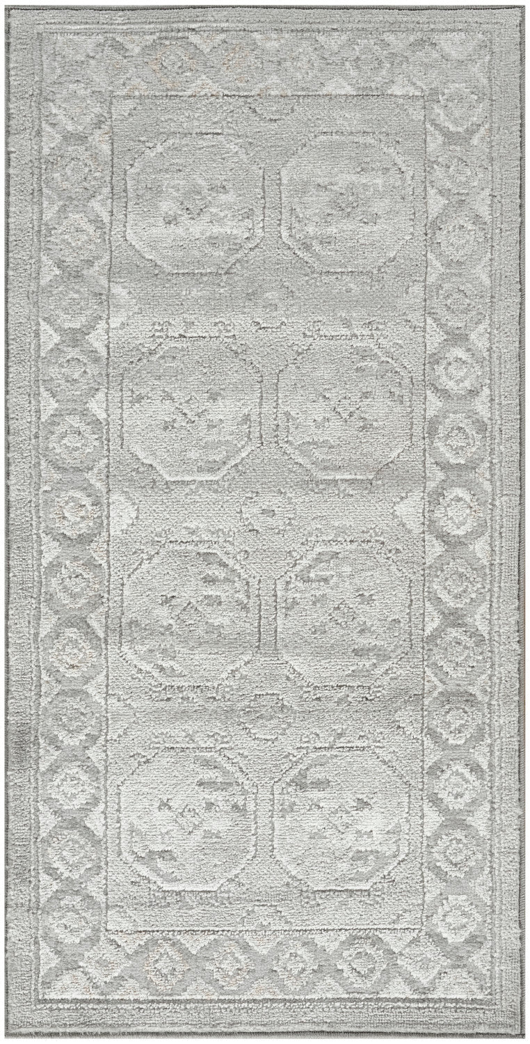 nourison dekor dek01 grey rug