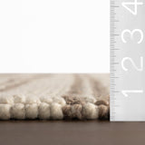 dash albert venit da2561 brown hand hooked wool rug