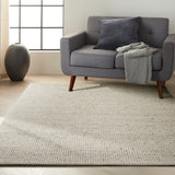 nourison textured dots ck80 silver rug